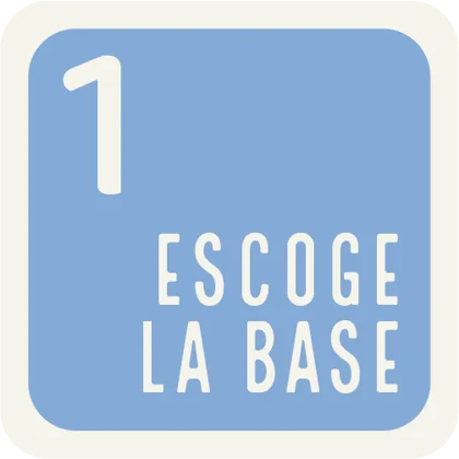 Paso 1: escoge la base