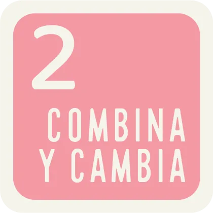 Paso 2: combina y cambia